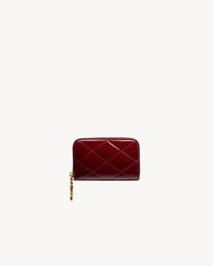 Saint Laurent Cassandre Bijou Change Purse - Red