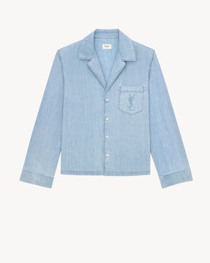 Saint Laurent Cassandre Shirt - Blue