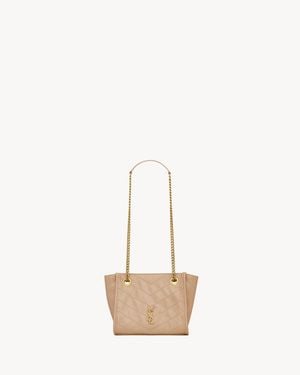 Saint Laurent Niki Mini Shopping - White