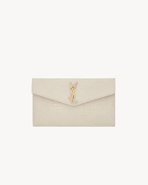Saint Laurent Uptown Pouch - White