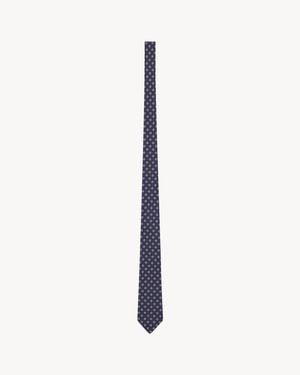 Saint Laurent Tie - White