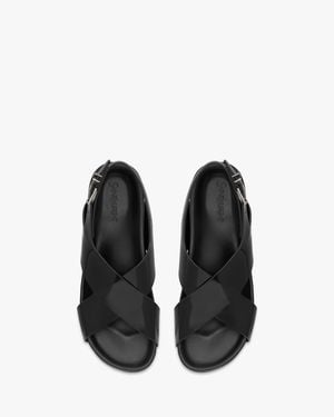 Saint Laurent Helios Sandals - Black