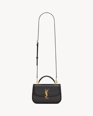 Saint Laurent Solferino Mini Top Handle - White