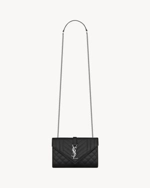 Saint Laurent "Envelope" Crossbody Bag Small - White