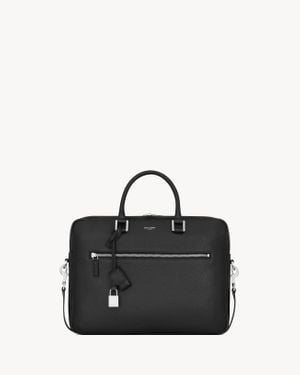 Saint Laurent Briefcase Bags - Black