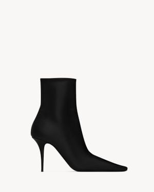 Saint Laurent Saint Laone Sizerent Ashley Booties - Black