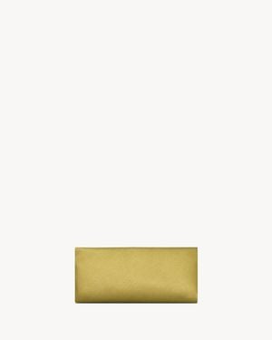Saint Laurent Evening Soft Clutch - Yellow