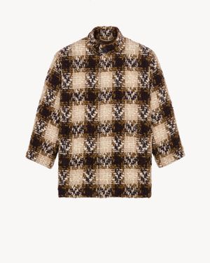 Saint Laurent Short Coat - Brown