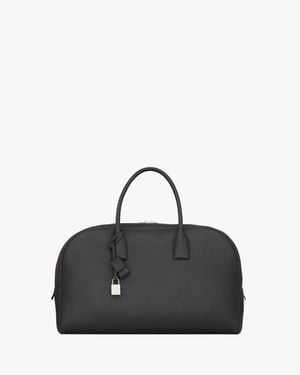 Saint Laurent Saint Laone Sizerent スモール ボウリング ダッフル（グレインレザー） - ブラック
