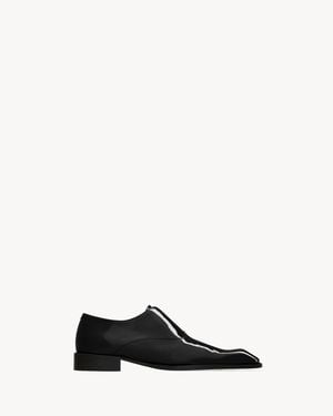 Saint Laurent Milton Slip-On Oxfords - White