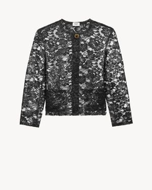 Saint Laurent Short Jacket - Black