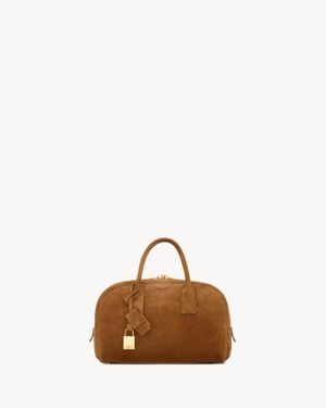 Saint Laurent Borsa Sac De Jour Boston - Marrone