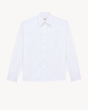 Saint Laurent Oversized Shirt - White