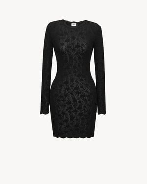 Saint Laurent Mini Dress - Black