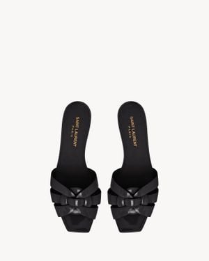 Saint Laurent Tribute Mules - White