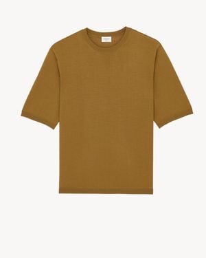 Saint Laurent Oversized T-Shirt - Green