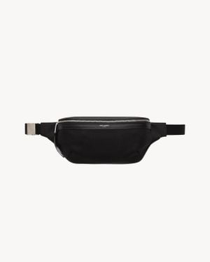 Saint Laurent Saint Laone Sizerent ベルトバッグ（キャンバス） - ブラック