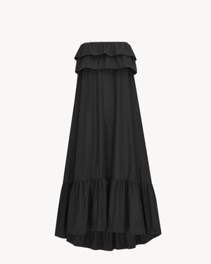 Saint Laurent Strapless Dress - Black