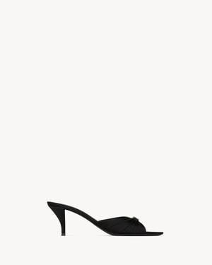 Saint Laurent Jerry Mules - Natural