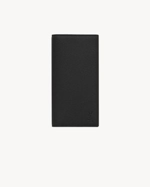 Saint Laurent Cassandre Shadow Continental Wallet - White
