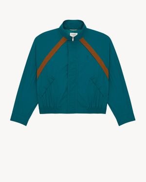 Saint Laurent Cassandre Windbreaker - Blue