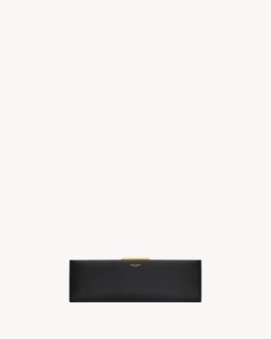 Saint Laurent Midnight Large Clutch - White