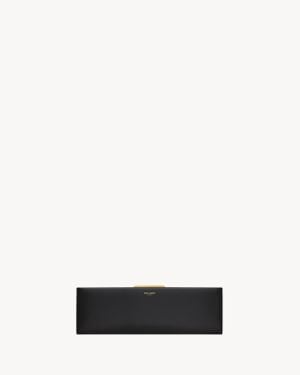 Saint Laurent Midnight Large Clutch - White
