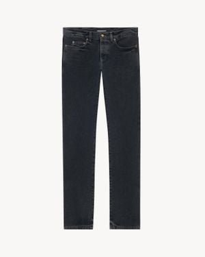 Saint Laurent スリムフィットジーンズ（ダークブルーブラックデニム） ブラック