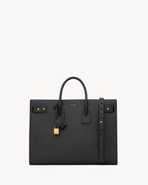 Saint Laurent Sac De Jour Thin Large - Black