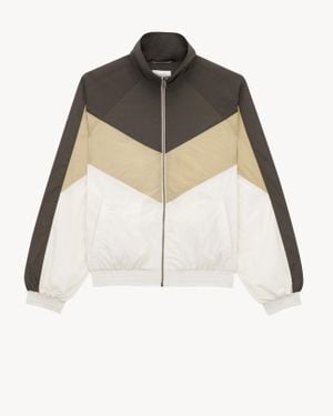Saint Laurent Bomber Teddy - Marrone