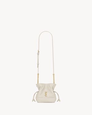 Saint Laurent Jamie Mini Shoulder Pouch - Natural