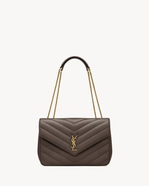 Saint Laurent Saint Laone Sizerent ルル ラージ（マテラッセラムスキン） - ナチュラル