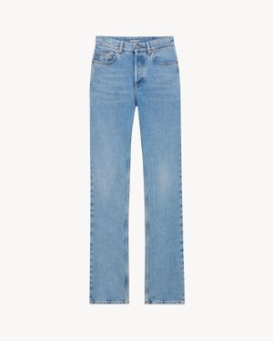 Saint Laurent Jeans Slim-Fit Stile Anni '90 - Blu