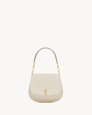 Saint Laurent ヴォルテール ミニ （ボックス サンローラン） ホワイト - ナチュラル