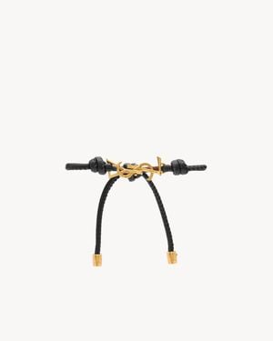 Saint Laurent Saint Laone Sizerent カサンドラ コードブレスレット（レザー） - マルチカラー