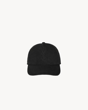 Saint Laurent Cassandre Baseball Hat - Black