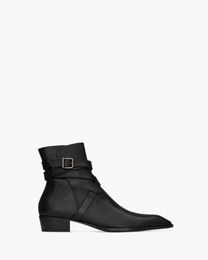 Saint Laurent Aurelien Jodhpur Boots - Black