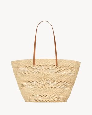 Saint Laurent Panier Medium - Natural