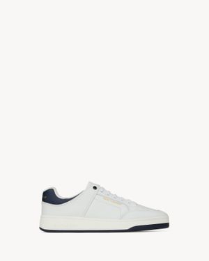 Saint Laurent Saint Laone Sizerent Sl/61 スニーカー（グレインレザー） - ホワイト