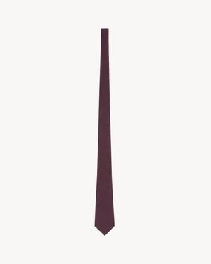 Saint Laurent Tie - White