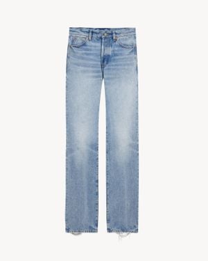 Saint Laurent Low-Rise Jeans - Blue