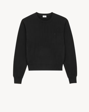 Saint Laurent Saint Laone Sizerent カサンドラ スウェットシャツ - ブラック