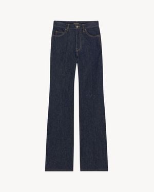 Saint Laurent 70's High-Rise Jeans - Blue