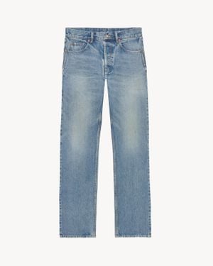 Saint Laurent Mick Long Jeans - Blue