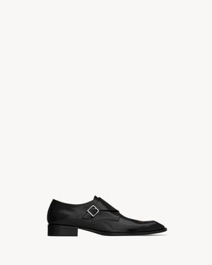 Saint Laurent Connor Monk Straps - White