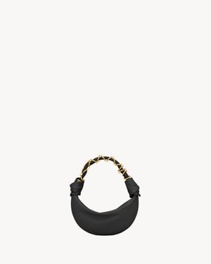 Saint Laurent Amalia Mini Hobo - Black