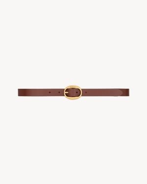 Saint Laurent Oval Buckle Belt - Multicolour