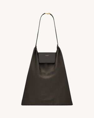Saint Laurent Foulard Folding Pouch - Black
