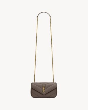 Saint Laurent Saint Laone Sizerent Loone Sizeloone Size ミニ（ラムスキン） - ホワイト