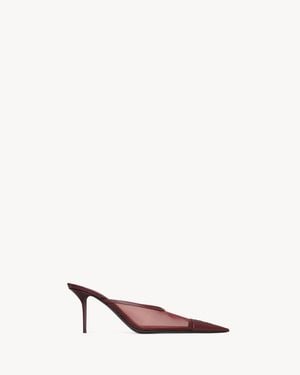 Saint Laurent Renée Mules - Pink